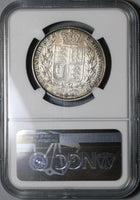 1845 NGC VF Victoria 1/2 Crown Great Britain Sterling Silver Coin (21080801C)
