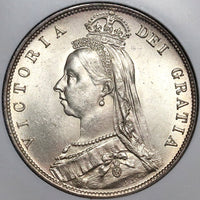 1888 NGC MS 64 Victoria 1/2 Crown Great Britain Gem Silver Coin POP 12/4 (22012802C)