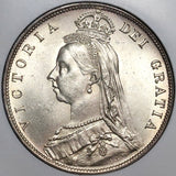 1888 NGC MS 64 Victoria 1/2 Crown Great Britain Silver Coin POP 12/4 (22012802C)