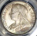 1895 PCGS MS 65 Victoria 1/2 Crown Great Britain Silver GEM Mint State Coin (20020501C)