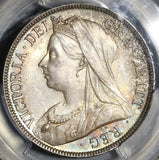 1895 PCGS MS 65 Victoria 1/2 Crown Great Britain Silver GEM Mint State Coin (20020501C)