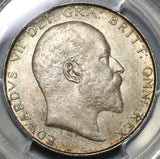 1909 PCGS MS 63 1/2 Crown Edward VII Great Britain Mint State Silver Coin (20011102D)