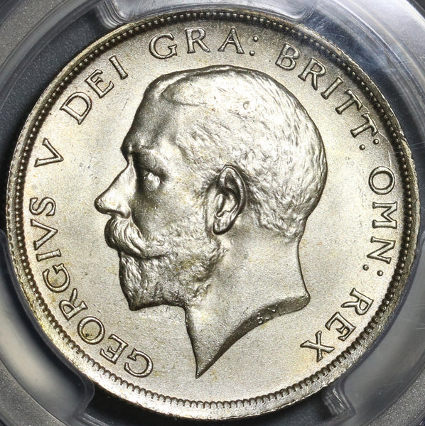 1920 PCGS MS 64 1/2 Crown George V Great Britain Silver Coin (21021001D)