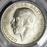 1920 PCGS MS 64 1/2 Crown George V Great Britain Silver Coin (21021001D)