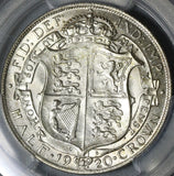 1920 PCGS MS 64 1/2 Crown George V Great Britain Silver Coin (21021001D)