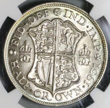 1931 NGC MS 64 1/2 Crown George V Great Britain Silver Coin (21080102D)