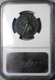 1717 NGC VF 30 George I Dump 1/2 Penny Copper Great Britain Coin (23012002C)