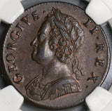 1746 NGC MS 62 George II 1/2 Penny Great Britain Mint State Coin (19072301C)
