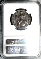 1749 NGC AU 55 George II 1/2 Penny Great Britain Colonial Copper Coin (20091302C)