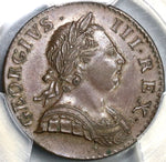 1770 PCGS MS 63 George III 1/2 Penny Great Britain Mint State Colonial Coin (19081702C)