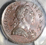 1771 PCGS MS 64 George III 1/2 Penny Great Britain Mint State Colonial Coin (17091201D)