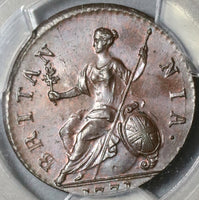 1771 PCGS MS 64 George III 1/2 Penny Great Britain Mint State Colonial Coin (17091201D)
