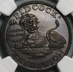 1790s NGC MS 64 Lion Eagle Middlesex Pidcock's 1/2 Penny Conder Token Coin D&H 414 (23031102C)