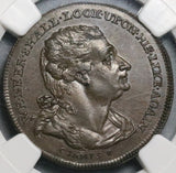 1790s NGC MS 62 Sims 1/2 Penny Garrick Conder Middlesex Tragic Comic Masks DH 478a (22020403C)