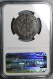 1790s NGC MS 62 Sims 1/2 Penny Garrick Conder Middlesex Tragic Comic Masks DH 478a (22020403C)