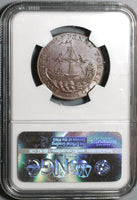 1790s NGC MS 62  Kent Sandwich Ancient Sloop Ship Conder 1/2 Penny Token Coin D&H 39 (21091204C)