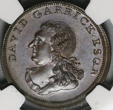 1795 NGC MS 63 Hallan's 1/2 Penny RARE Garrick Conder Warwickshire Birmingham DH 133 RARE (22020402C)