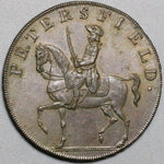 1793 Dragoon Petersfield Stork AU Conder 1/2 Penny Token DH 47 Coin (22010701R)