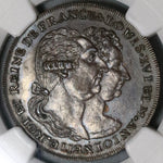 1793 NGC MS 63 Louis XVI & Marie Antoinette Murdered Conder Token Coin Middlesex France DH 995a (19120701C