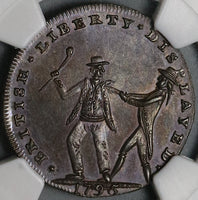 1795 NGC MS 63 Spence Press Gang 1/2 Penny Conder Middlesex DH 337 Coin (22021202C)