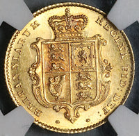 1842 NGC MS 61 Victoria 1/2 Sovereign Gold Great Britain Coin (22052704C)