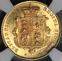 1842 NGC MS 61 Victoria 1/2 Sovereign Gold Great Britain Coin (22052704C)