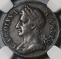 1673 NGC VF Det Charles II Farthing Great Britain England Coin (20072801C)