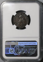 1673 NGC VF Det Charles II Farthing Great Britain England Coin (20072801C)