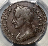 1674 PCGS VF 35 Charles II Farthing Great Britain England 1/4 Penny Coin (19100602R)