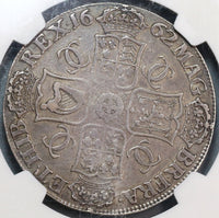 1662 NGC VF 20 Charles II Crown England Great Britain No Edge Year Coin (19091502C)