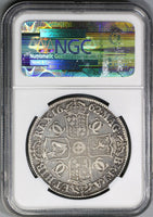 1662 NGC VF 25 Charles II Crown England Great Britain No Rose Silver Coin (19082505C)