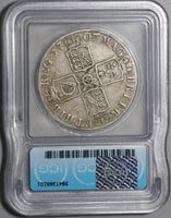 1707-E ICG VF 10 Anne Crown Great Britain England Scotland 5 Shillings Silver Coin (21053102C)