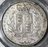 1845 PCGS XF Det Victoria Crown Great Britain Sterling Silver Coin (20111901D)