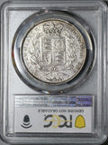 1845 PCGS XF Det Victoria Crown Great Britain Sterling Silver Coin (20111901D)