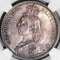 1887 NGC MS 63 Victoria Crown Great Britain Silver St. George Coin (21022103C)