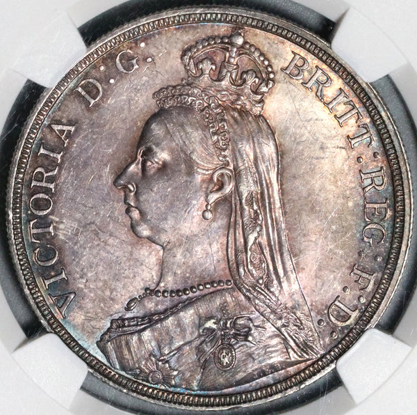 1887 NGC MS 63 Victoria Crown Great Britain Silver St. George Coin (21022103C)