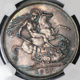 1887 NGC MS 63 Victoria Crown Great Britain Silver St. George Coin (21022103C)