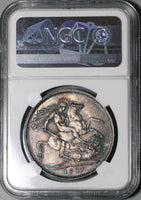 1887 NGC MS 63 Victoria Crown Great Britain Silver St. George Coin (21022103C)