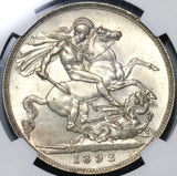 1892 NGC MS 62 Victoria Crown Great Britain Jubilee Silver Coin (20121702C)