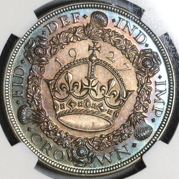 1927 NGC PF 65 Wreath Crown George V Great Britain Proof