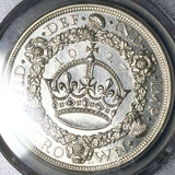 1927 PCGS PR 64 George V Crown Great Britain Proof Wreath Silver Coin (23020501C)