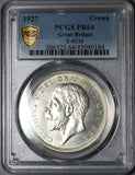 1927 PCGS PR 64 George V Crown Great Britain Proof Wreath Silver Coin (23020501C)