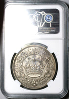 1933 NGC VF 35 George V Crown Great Britain Rare 7k Wreath Silver Coin (22070303C)
