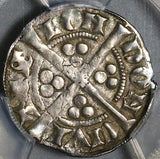 1307 PCGS VF 30 Edward II AR Silver Penny London Great Britain S-1460 Coin (22032402C)