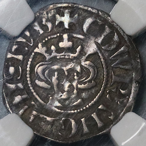 1279 NGC VF 30 England Britain Edward I Silver Penny Canterbury Coin (22052501C)