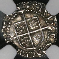 1601 NGC VF 35 Elizabeth I Penny Great Britain England Silver Coin POP 1/0 (21091402C)