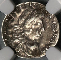 1683 NGC VF 30 Charles II Penny Rare Mint Error Great Britain England Silver Coin (19123101C)
