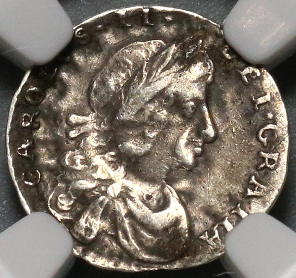 1683 NGC VF 30 Charles II Penny Rare Mint Error Great Britain England Silver Coin (19123101C)