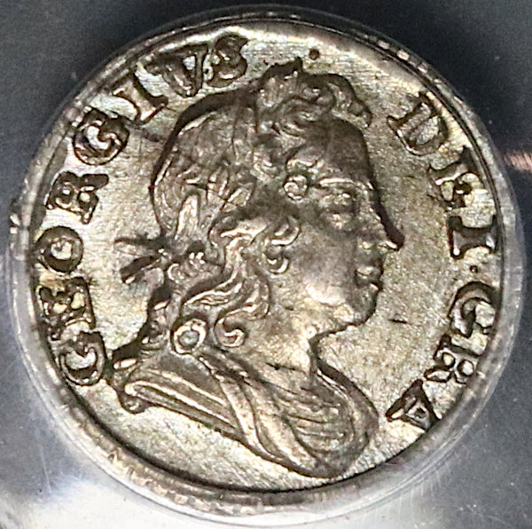1726 PCGS MS 62 George I Penny Pence Great Britain Silver Coin POP 1/0 (22080301C)