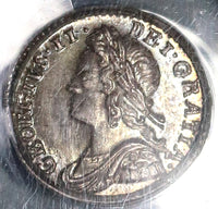 1746 PCGS MS 66 George II Penny Great Britain Silver Overdate OGH Mint State Coin (19112402C)